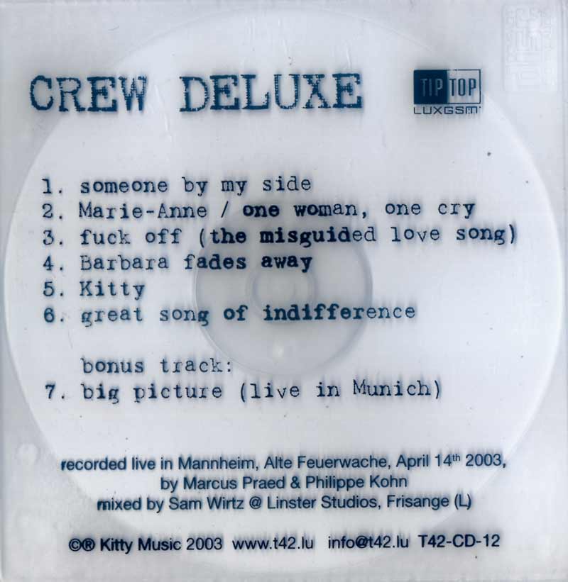 T42 - Crew Deluxe (Front Cover) | Click to enlarge