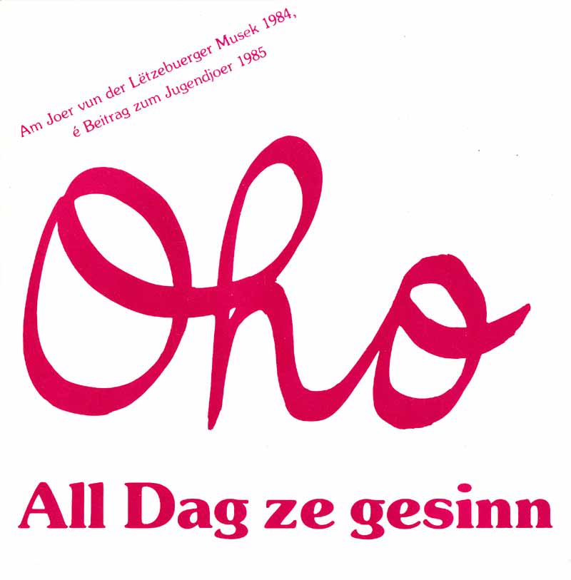 Oho - All Dag ze gesinn (Front Cover) | Click to enlarge