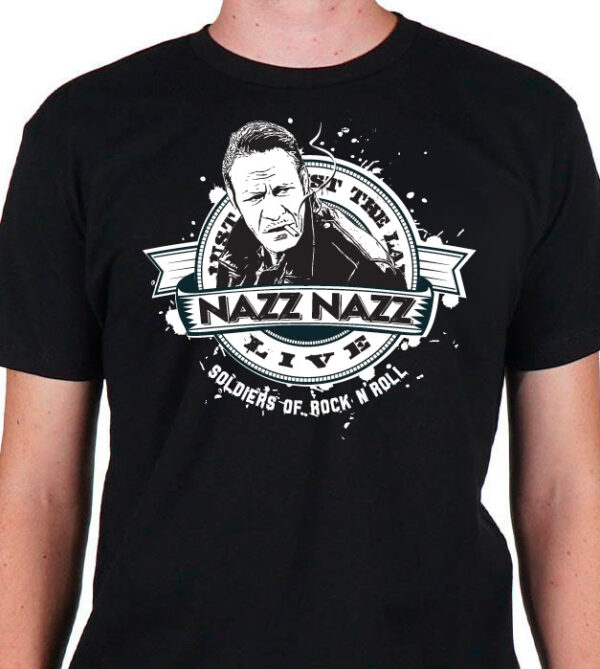 T-Shirt Nazz Nazz Live black (girlies) - Size: M