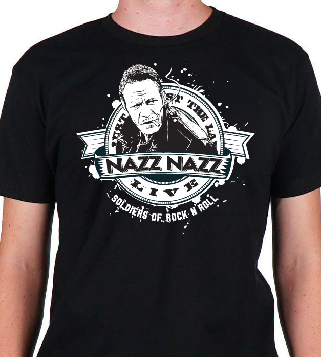 T-Shirt Nazz Nazz Live black (man) Size:M